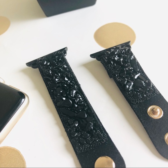 {GRYFFIN} Apple Watch band crushed stone watch - Picture 2 of 7